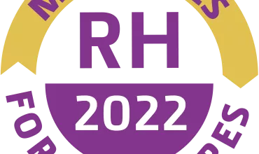 Insígnia dos Melhores Fornecedores RH 2022.